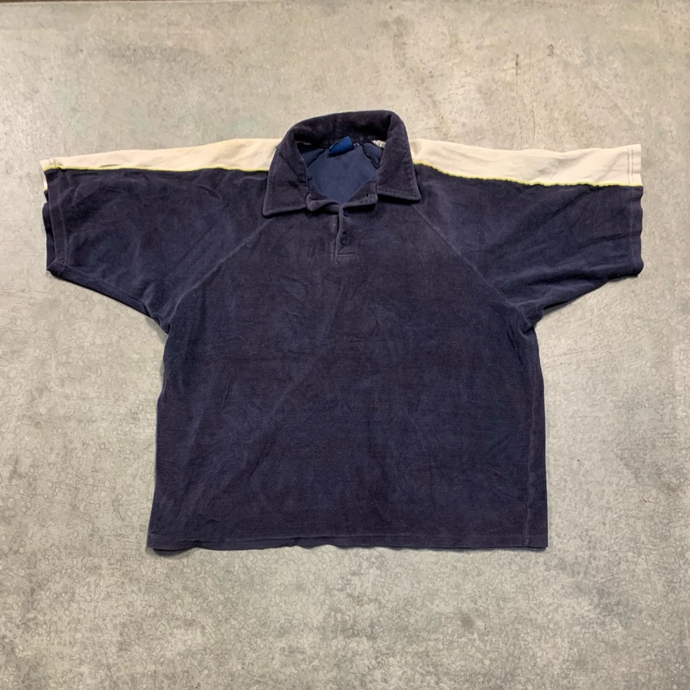 VTG 90s Y2K Terry Cloth Boxy Shirt
